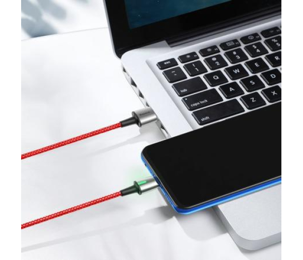 Baseus Kabel Magnetyczny USB-microUSB Baseus Zinc 1,5A 2m czerwony - 1379479 - zdjęcie 4